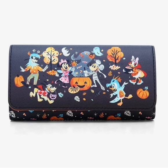 Loungefly Disney Halloween Costumes Wallet w/ Mickey & Friends - Picture 1 of 4